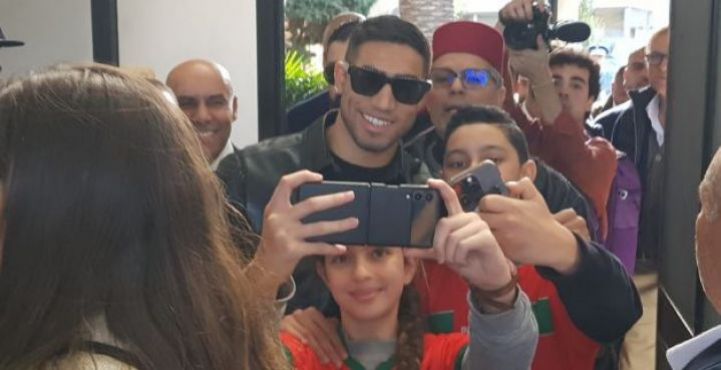 Big World Cup Reception Awaits Achraf Hakimi in Morocco's Ksar el-Kebir